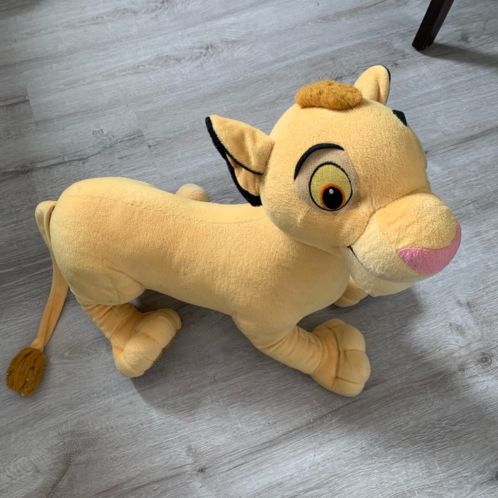 Simba Plush Toy The Lion King 21" Large 2002 Hasbro Lion King